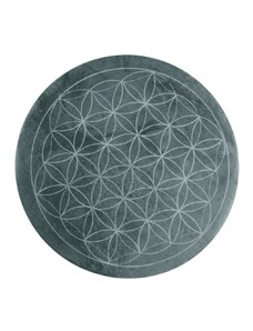 Milujeme Kameny Energetický talíř - květ života - mastek