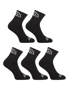 5PACK ponožky Styx kotníkové černé (5HK960)