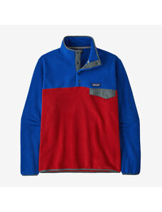 Patagonia Men's Lightweight Synchilla Snap-T Fleece Pullover - Touring Red