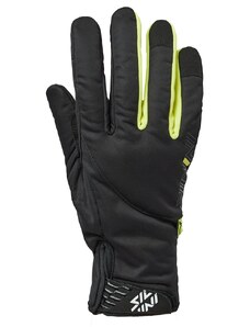 Pánské zimní rukavice Silvini Ortles černá/neonově žlutá