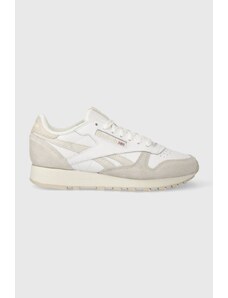 Sneakers boty Reebok Classic Leather bílá barva