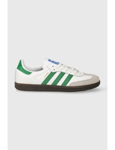 Sneakers boty adidas Originals Samba OG bílá barva, IG1024