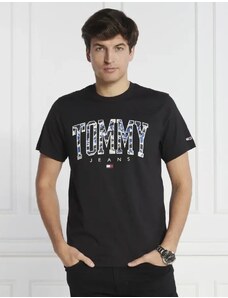 Tommy Jeans Tričko CAMO COLLEGE | Regular Fit