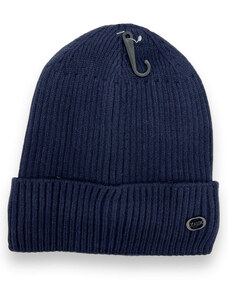 Classic Pánská zimní čepice tmavě modré barvy 01