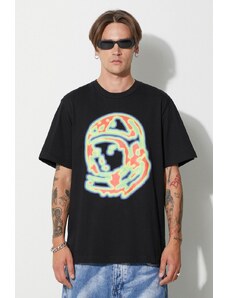 Bavlněné tričko Billionaire Boys Club HEAT MAP HELMET LOGO T-SHIRT černá barva, s potiskem, B23345