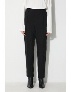 Kalhoty 1017 ALYX 9SM černá barva, jednoduché, high waist