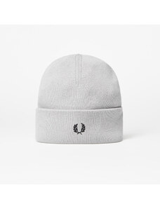 Čepice FRED PERRY Merino Wool Beanie Limestone/ Black