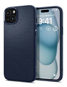 Ochranný kryt na iPhone 15 - Spigen, Liquid Air Blue