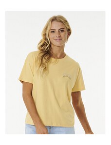 Tričko Rip Curl RIPTIDE RELAXED TEE Washed Yellow