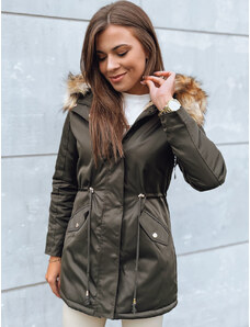 BASIC KHAKI VYTEPLENÁ PARKA VIXEN