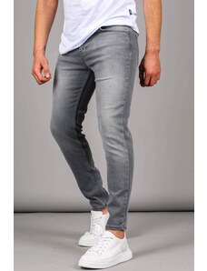 Madmext Gray Lycra Skinny Fit Men's Jeans 6323