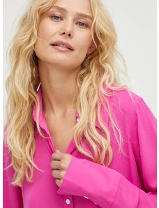 Košile Levi's dámská, růžová barva, regular, s klasickým límcem