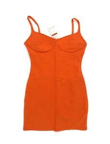 Oranžové šaty Calvin Klein