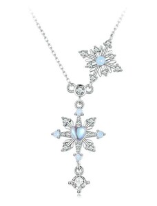 GRACE Silver Jewellery Stříbrný náhrdelník Ledové kouzlo - stříbro 925/1000
