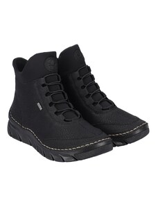Zimní kotníková obuv v moderním zpracování Rieker 55069-00 černá