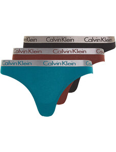 Dámské bikiny Calvin Klein QD3561E - 3Pack, vícebarevné
