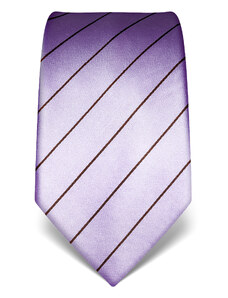 Fialová kravata s pruhem Vincenzo Boretti 21976