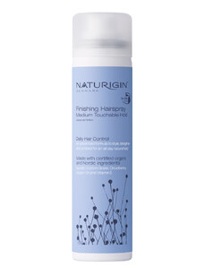 Středně tužící lak na vlasy (cestovní balení) - NATURIGIN Finishing Hairspray 75 ml