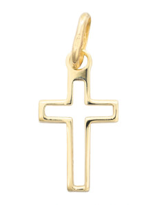 Aranys Zlatý kříž s ozdobnou rytinou