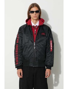 Bomber bunda Alpha Industries MA-1 D-Tec SE černá barva, přechodná, 133104.94