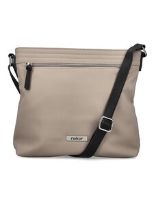 Elegantní crossbody v minimalistickém vzhledu Rieker H1526-60 béžová béžová