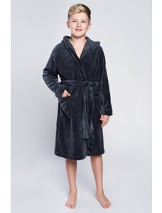 Italian Fashion chlapecký župan MIMAS - huňatý s kapucí