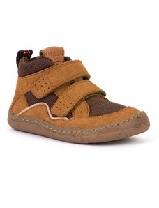 Barefoot celoroční kotníková obuv - Froddo Brown+ Hnědá A