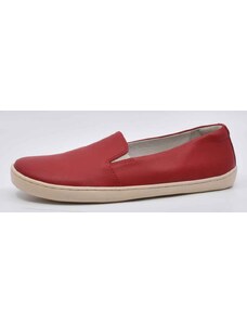 Barefoot kožená slip-on obuv Protetika - Lada Red