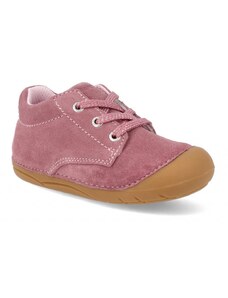 Barefoot kožené sandálky obuv Lurchi - Flo Wildberry Růžová
