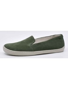 Barefoot semišová slip-on obuv Protetika - Lada Green
