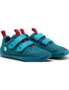 Barefoot úpletové tenisky Affenzahn - Sneaker Knit Happy Shark Modrá