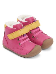 Barefootové zimní boty Bundgaard - Petit Mid Winter Lace Sport - Dark Pink WS