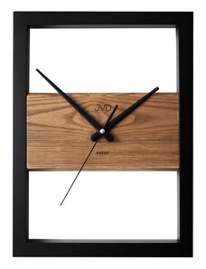 JVD Dřevěné designové hranaté hodiny JVD NS22005/78XL