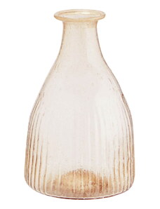 Madam Stoltz Váza z recyklovaného skla Light Peach 11 cm