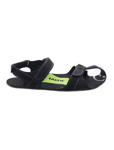 Saltic Fly black barefoot sandále