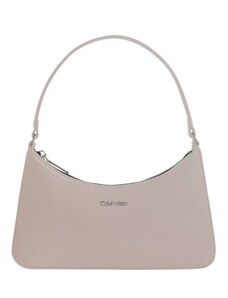 Calvin Klein kabelka Must Grijze crossbody šedá