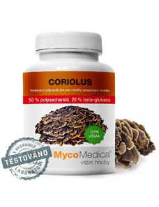 Mycomedica Coriolus 50% vysoká koncentrace 90 x 500mg