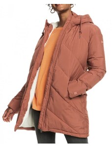 Dámský zimní kabát Roxy Better Weather - hnědo/růžový