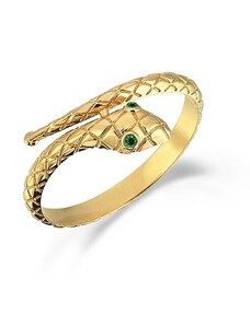 Lillian Vassago Zlatý prsten had se smaragdy LLV98-GR072Y