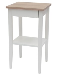 Světlý dubový odkládací stolek RAGABA ENTLIK 40 x 35 cm
