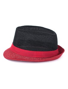 Art of Polo Dvoubarevný trilby klobouk červený