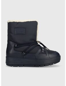 Sněhule Tommy Hilfiger TOMMY ESSENTIAL SNOWBOOT tmavomodrá barva, FW0FW07504