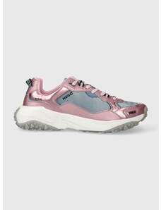 Sneakers boty HUGO GO1ST růžová barva, 50504539