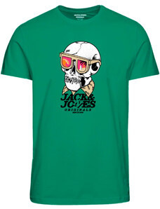 Jack&Jones Pánské triko JORBONEY Standard Fit 12245199 Holly Green L