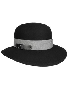 Mayser Dámský nemačkavý černý klobouk - Palmira