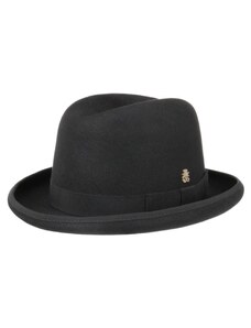 Černý pánský homburg - klobouk Mayser Homburg - limitovaná kolekce