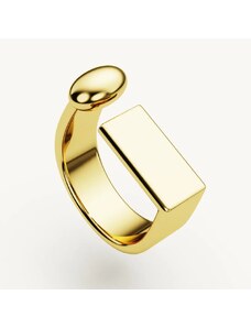 SilveAmo Pozlacený prsten Saturn obvod 60