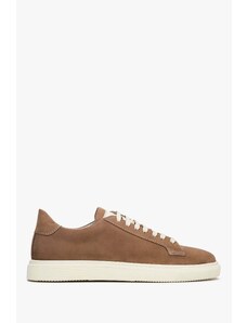 Men's Brown Nubuck Sneakers Estro ER00112859