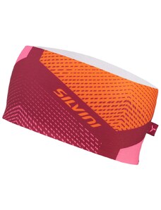 Unisex sportovní čelenka Silvini Piave růžová/oranžová