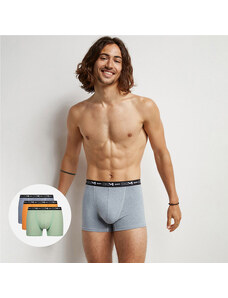 Pánské boxerky 3 ks DIM COTTON STRETCH BOXER 3x - DIM - světle modrá